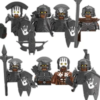 Military Building Blocks Solider Figures Movie Science Fiction Series Weapons Shield Knight Toys Gifts Medieval Mini Bricks MOC 2