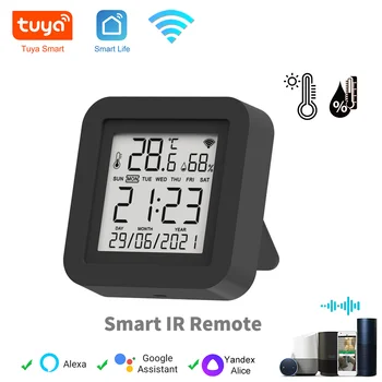 Smart Tuya WiFi IR Remote per condizionatore d'aria TV AC Sensore di umidità della temperatura APP Tuya Smart Life Alexa Google Home Yandex