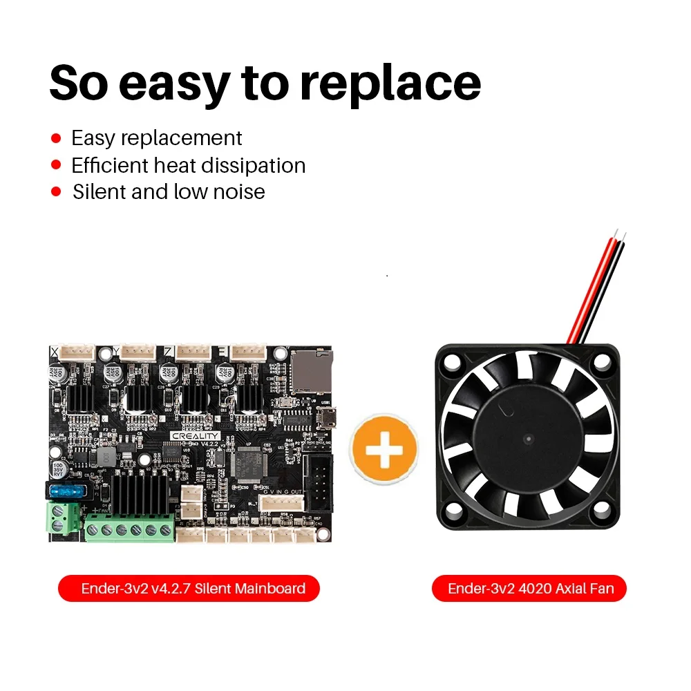 CREALITY 3D Printer Part Upgrade Mute 32 Bits V4.2.7 Mute Silent Mainboard For Ender-3/3Pro/Ender-5/Ender-3 V2 Printer head printer epson 3D Printer Parts & Accessories