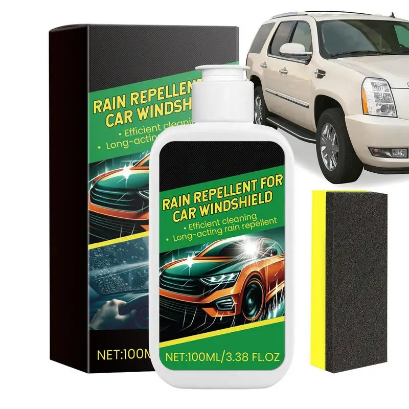 

Car Windshield Cleaner 100ml Car Oil Film Cleaner Spray Safe Streak Free Windshield Cleaner Spray For Navigation Screens Glass
