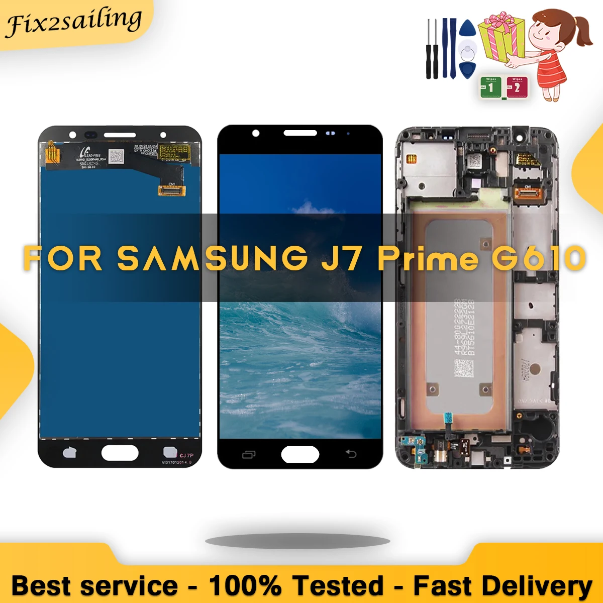 SuperAMOLEDLCDDisplayWithTouchScreenForSamsungGalaxyJ7Prime