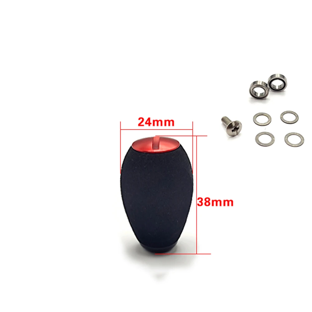 Description Picture 5 of itemFishing EVA Casting Reel Handle Reel Handle Knob Salt Resistance Bearing Gasket Ergonomic Design Lightweight Moisture Resistance