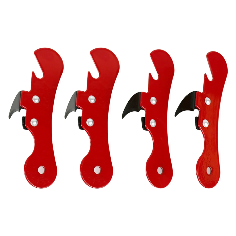 Multifunctional Bottle Opener Stainless Steel Safety Side Cut Manual Can Opener Ergonomic Can Kitchen Tools 1pcs