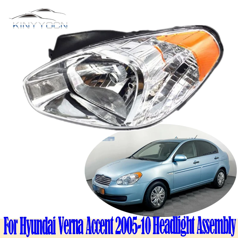 ForHyundaiVernaAccent200520062007200820092010HeadLightHead