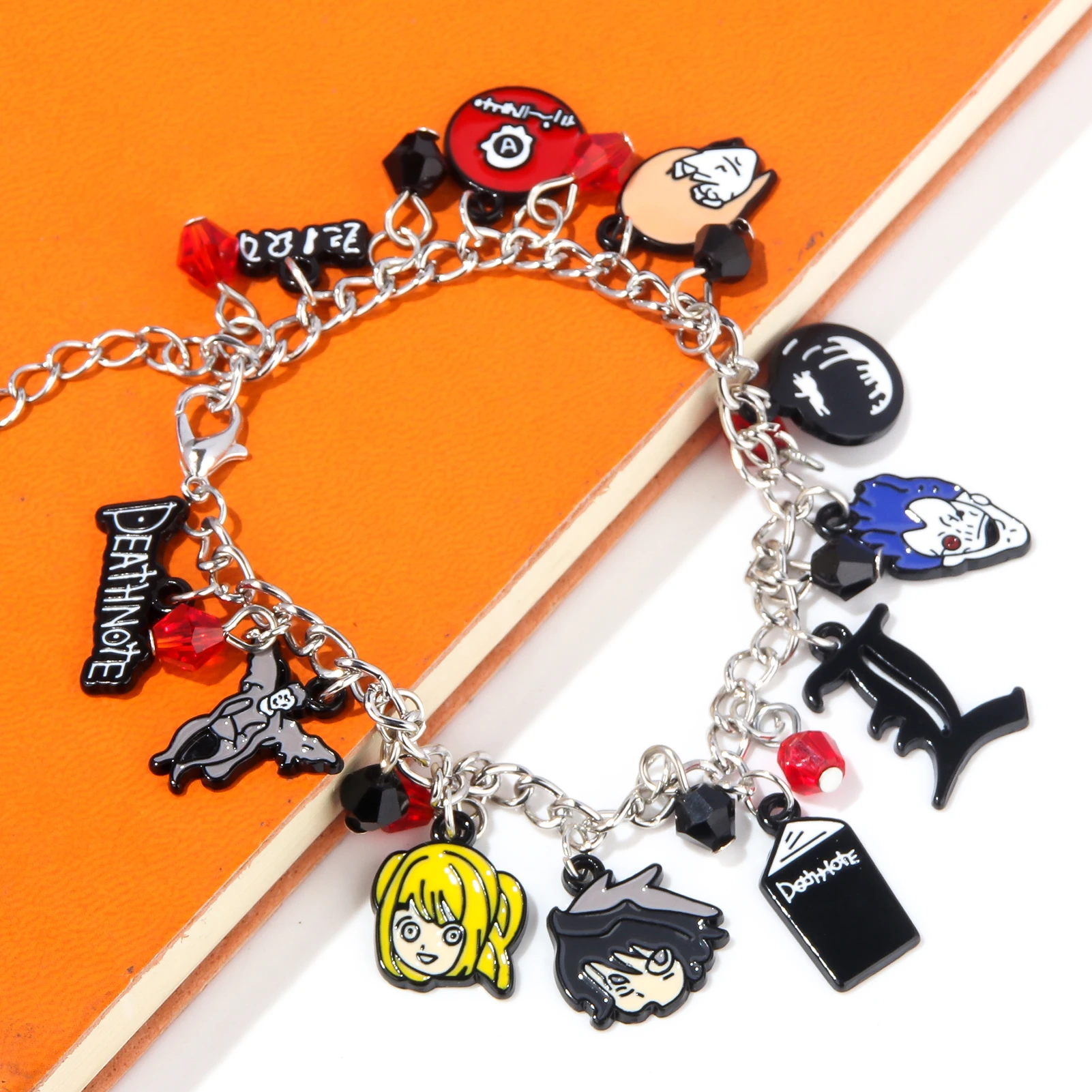 Anime Death Note Bracelet Ryuk Bracelets Metal cartoon pendant for