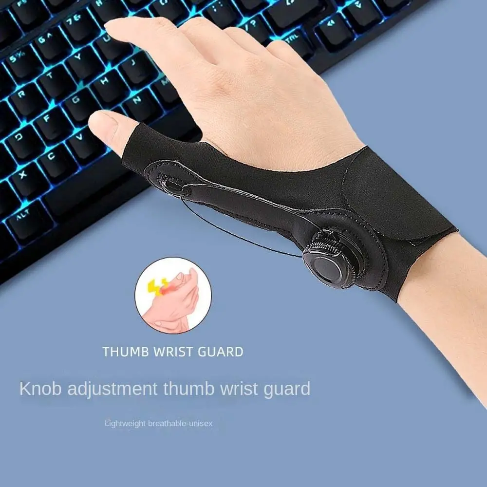 

1 Pc Compression Pain Thumb Protector Brace Thumb Immobilizer Sports Wristband Finger Wrist Support Black Hand Joint Relief
