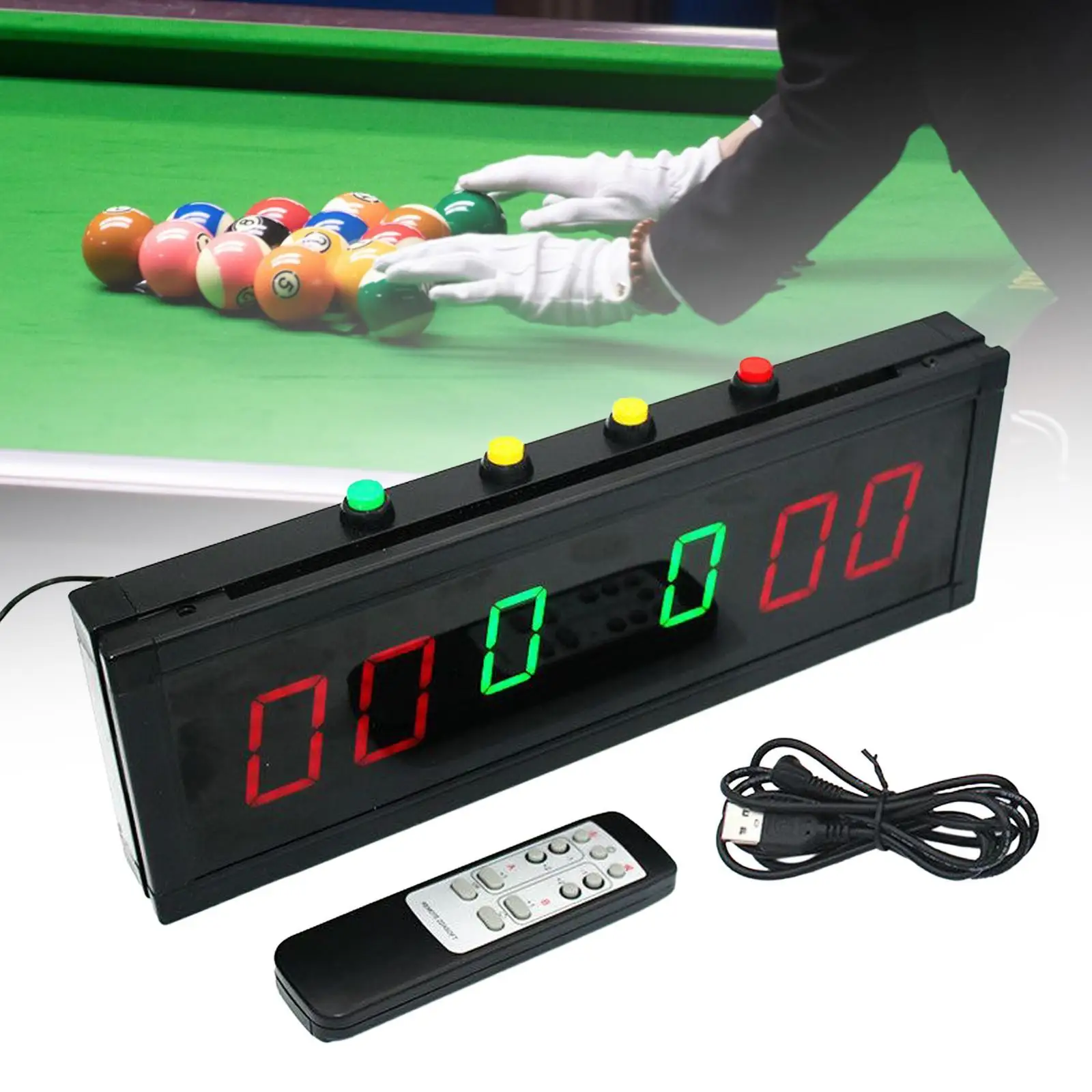 Billiards Scoreboard Electronic Scoreboard for Badminton Football Volleyball