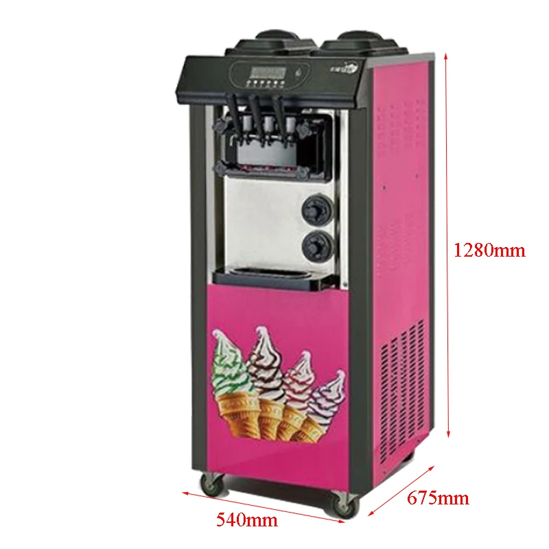 Commercial Soft Ice Cream Machine Sweet Ice Cream Make Ice Cream Maker