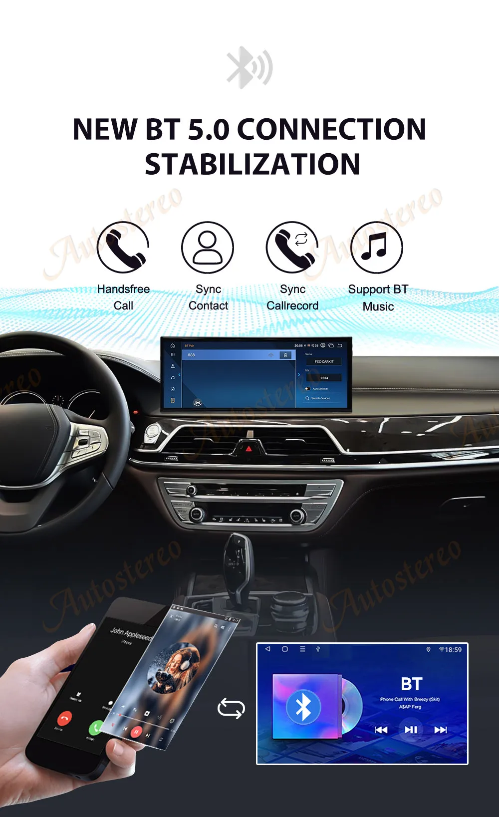 15.8 Inch Qualcomm Android 13 Carplay For BMW 7 G11 G12 2016 2017 2018 Car Multi