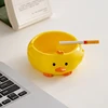 Cartoon Cute Duck Ceramic Decorative Ashtray Trend Personality Fashion Desktop Porch Home Decoration Storage 2