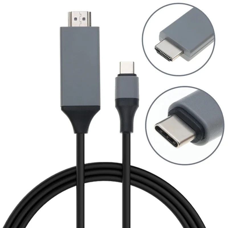

USB 3.1 Type-C к HD ТВ монитору проектор дисплей USB C к 4K @ 30 Гц видео адаптер кабель для Thunderbolt4/3 ноутбуки Iphone15 Pro