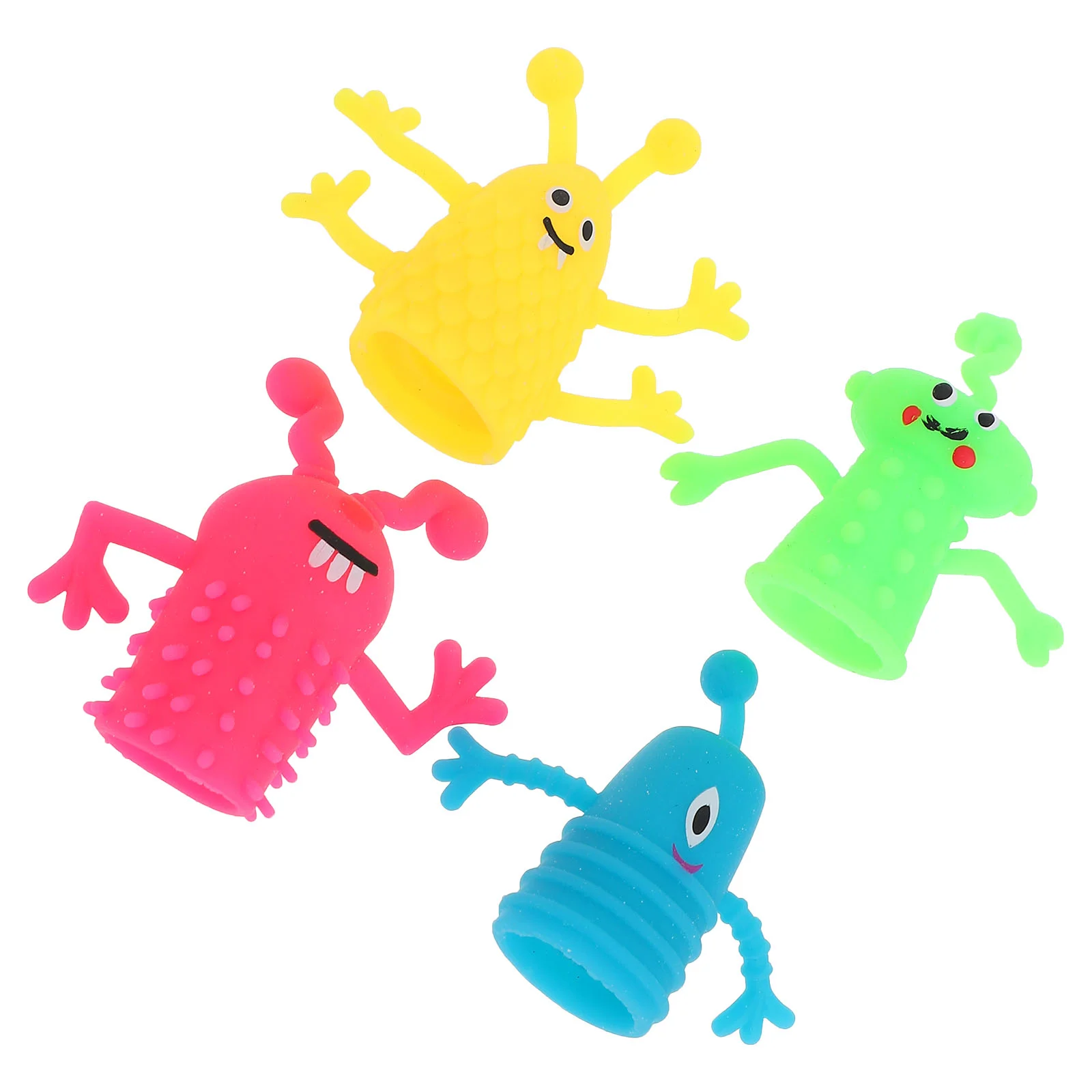 

10 Pcs Finger Mini Trick Toys Puppet Halloween Creative Dolls Baby Puppets Educational
