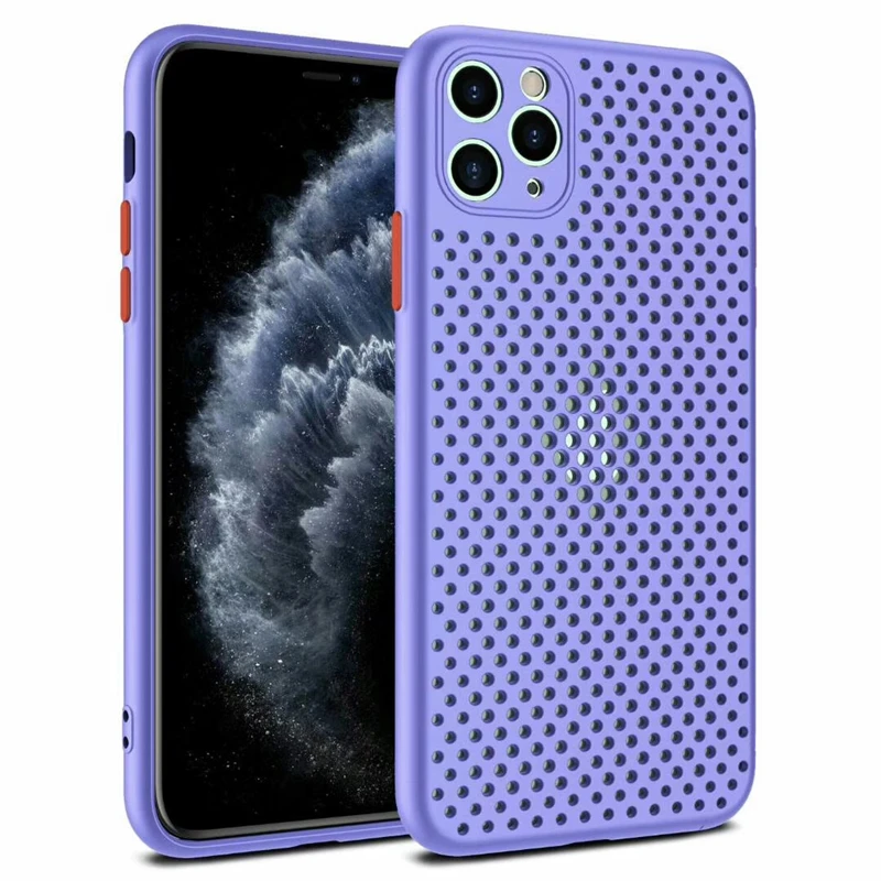 Breathable Cooling Ultra-thin Silicone Phone Case with Heat Dissipation