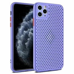 Breathable Cooling Ultra - thin Silicone Phone Case with Heat Dissipation for iPhone 6 S Plus (Purple)