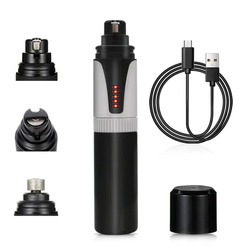

New pet products electronic nail pet grinder for dogs Gentle Nail Grooming Tools low noise design pet dog nail trimmer grinder