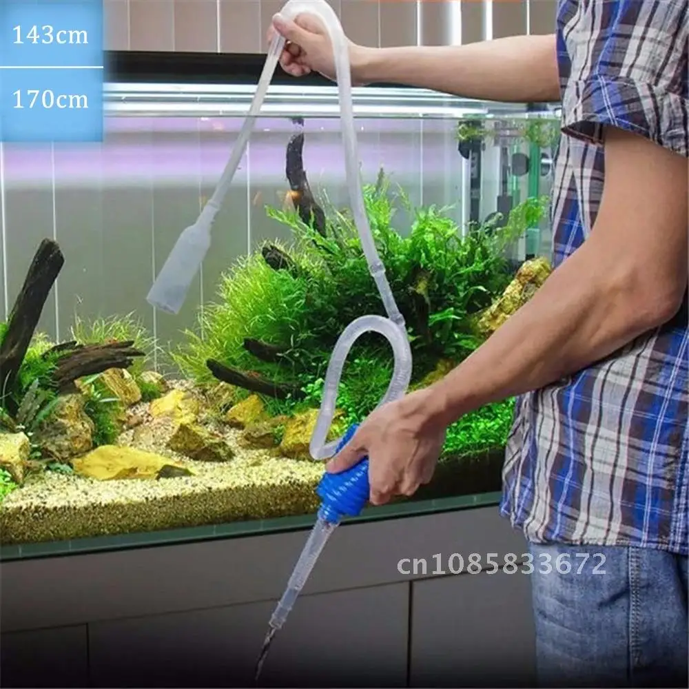

Fish Tank Syphon Aquarium Siphon Semi-automatic Water Change Changer Pump Gravel Water Filter Vacuum Cleaner Acuario Accessories