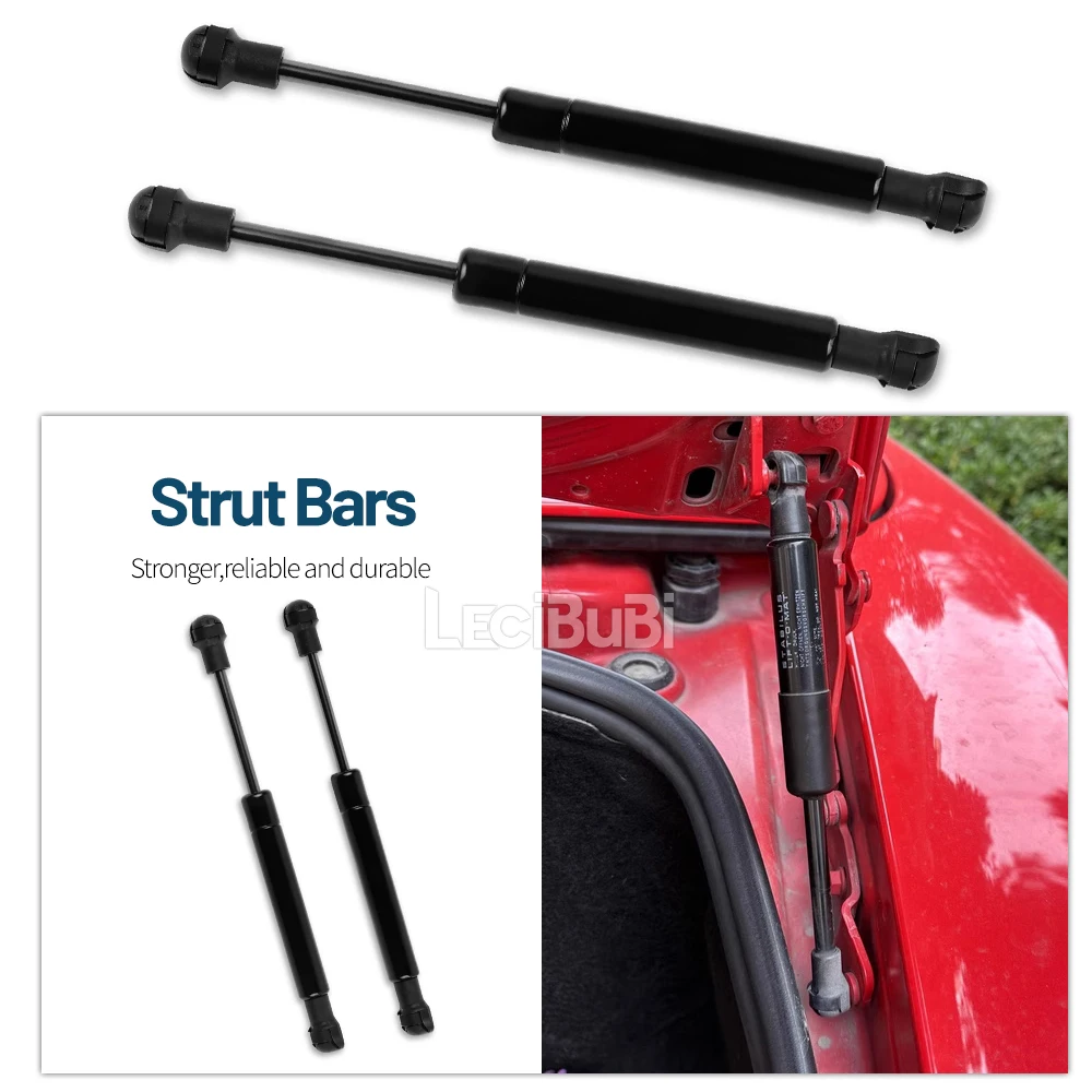 For Porsche 986 Boxster 1996-2005 2pcs Rear Trunk Tailgate Strut Boot Lift Support Bars Gas Dampers Rod 98651295100 98651255101 2