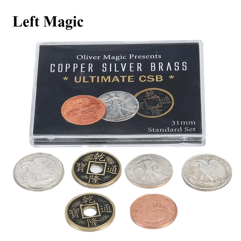 Easy Magic Tricks Coins 9 Coins 8 Magic Trick Coins Silver Magic