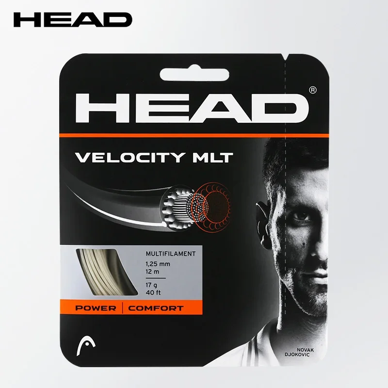 HEAD Tennis String VELOCHTE MLT Soft String Professional Tennis Playable Control Polyester Multi-strand