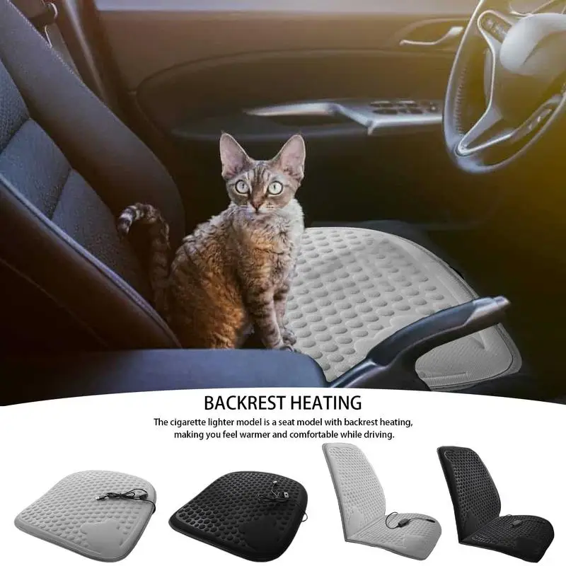 

heated seat cushion Car cigarette lighter winter heating pad small square usb heating pad short heating pad bright silk fabric