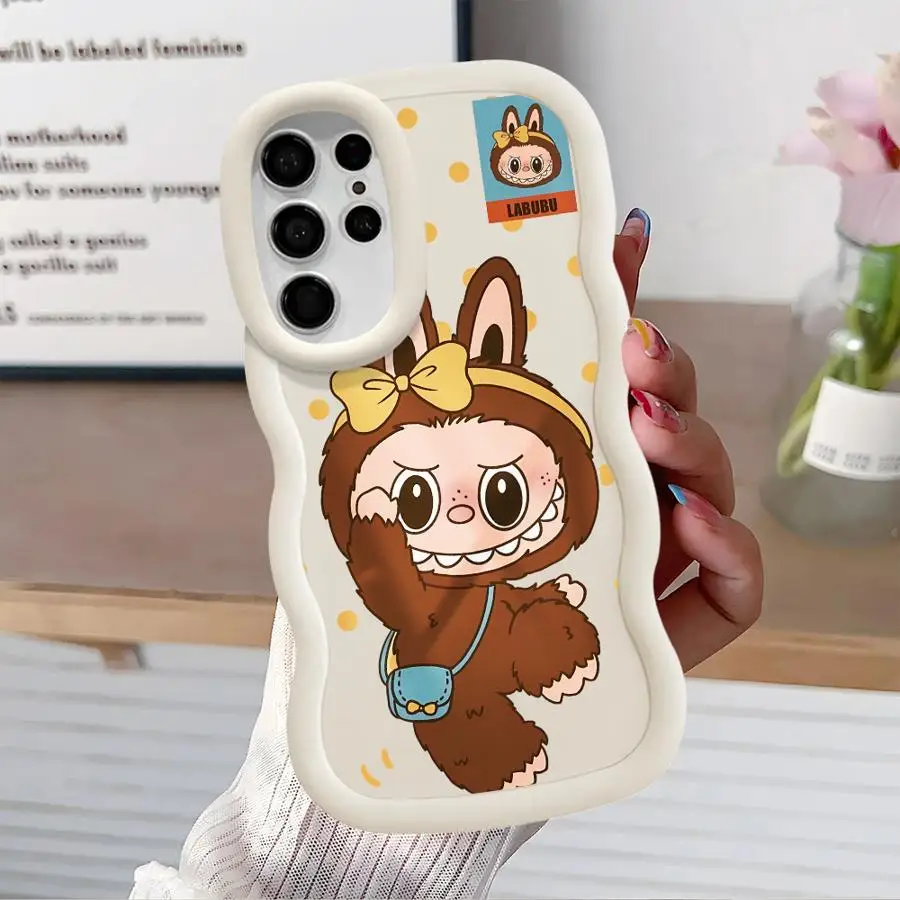 Cute Cartoon Labubu Phone Case for Samsung Galaxy A12–A73 | Fun 5G Cover for A12, A13, A14, A15, A22, A23, A25, A24, A32, A33, A52, A72, A71, A73, A54, A55 3