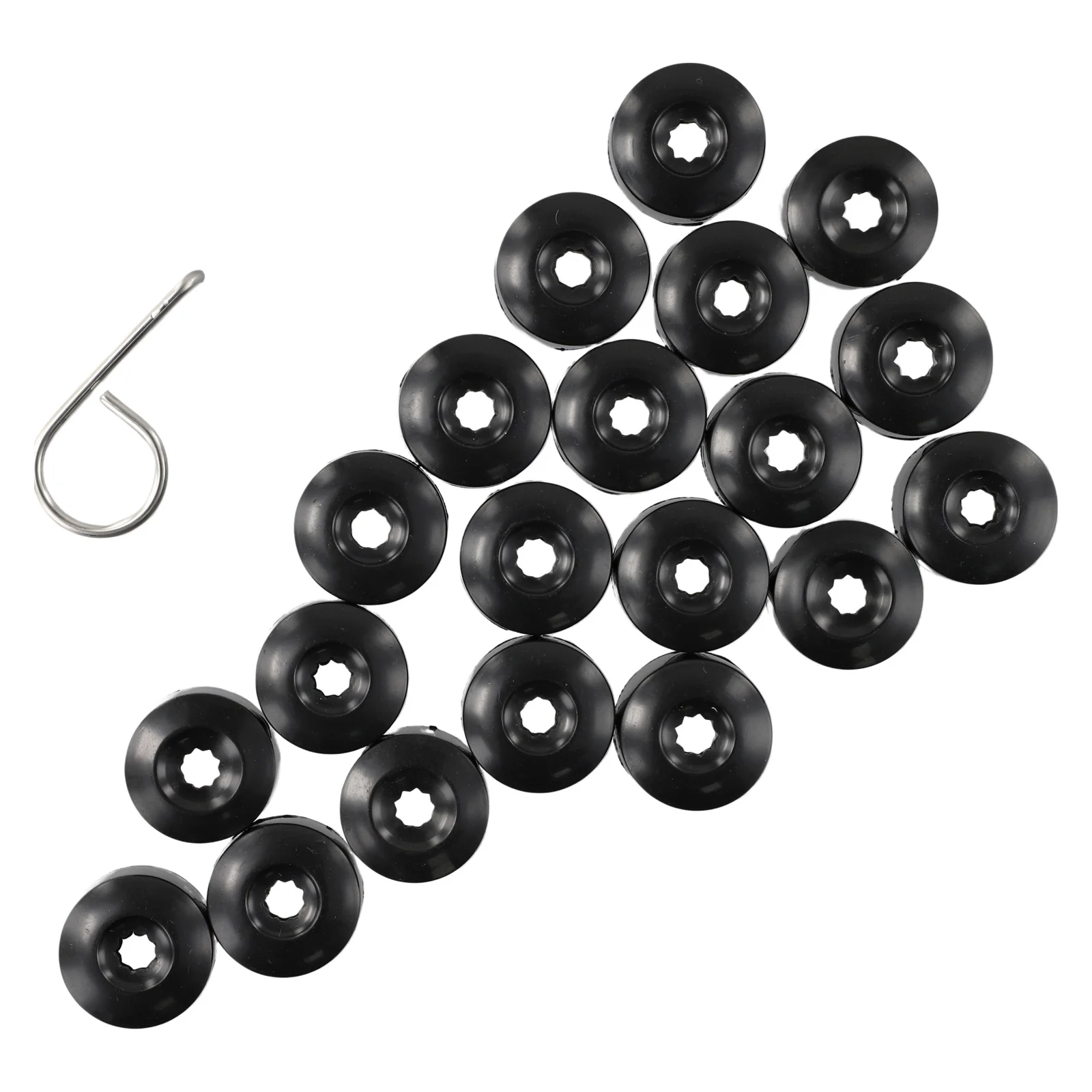

For Golf Car Wheel Lug Nut Bolt Nuts Cover Cap OEM:1K06011739B9 T44 Auto Lug Nut Cap Locking Types Cap Dismantle Tool Set X20
