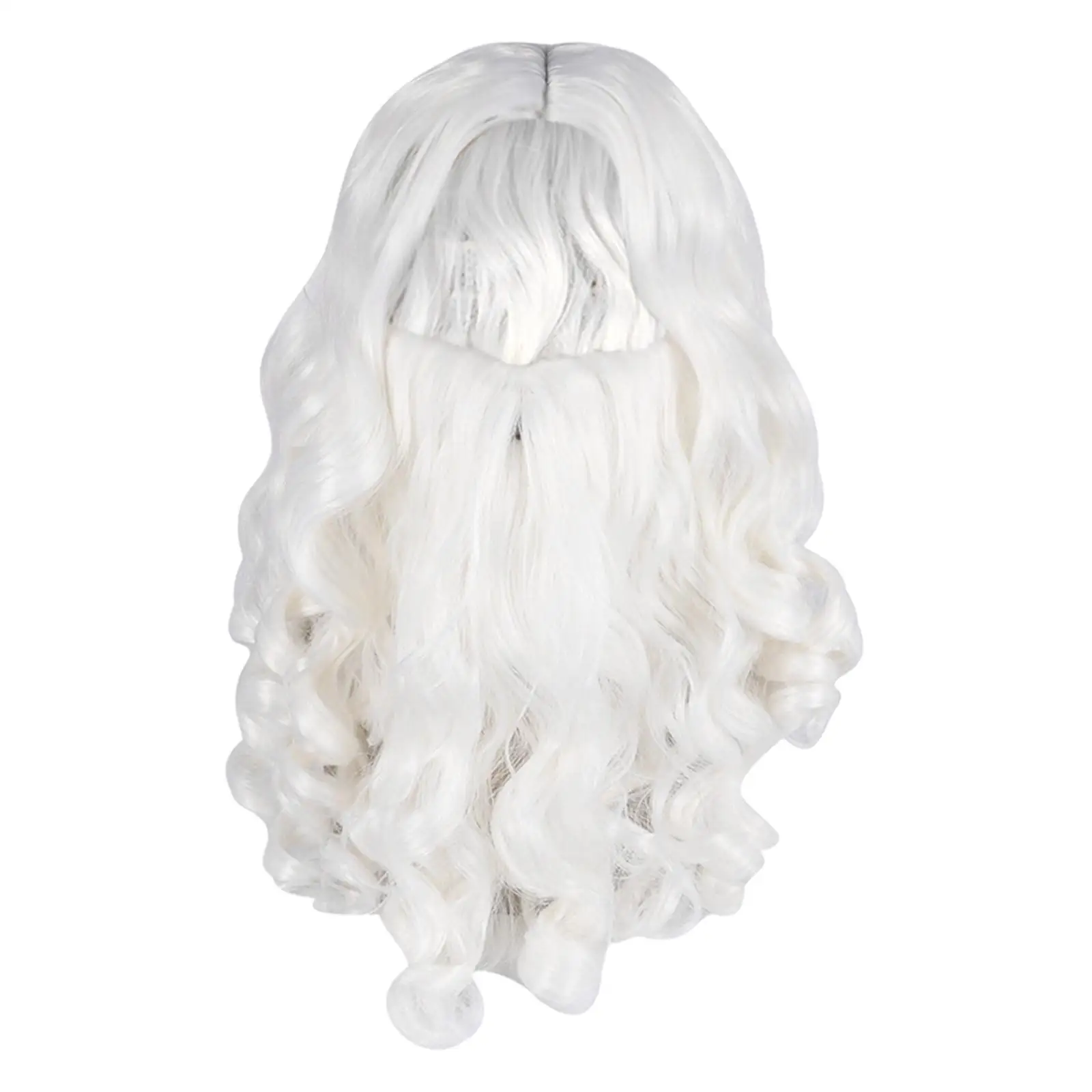

Santa Hair and Beard Set Long Fancy Fancy Dress Santa Claus Costume for Masquerade Party Supplies Festivals Carnivals Christmas