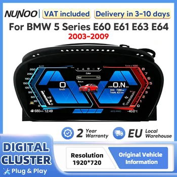 Panel de Instrumentos Digital para BMW Serie 5 E60 E61 E63 E64 2003-2009 CCC CIC, Velocímetro Automático 1