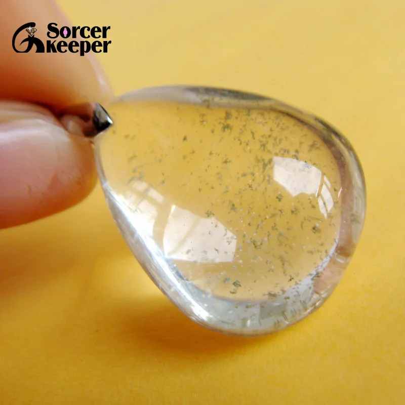 

Модные хрустальные бусы, кулон ожерелье из натурального Ghost Phantom Quartz, каменные ожерелья для мужчин, винтажные Colares Femininos RS829