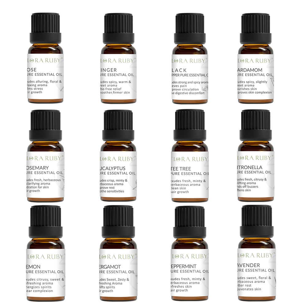  12 Bottles Essential Oils for Diffuser Home Essential Oil Aromatherapy Essential Oils for Candle Making Oils Humidifier