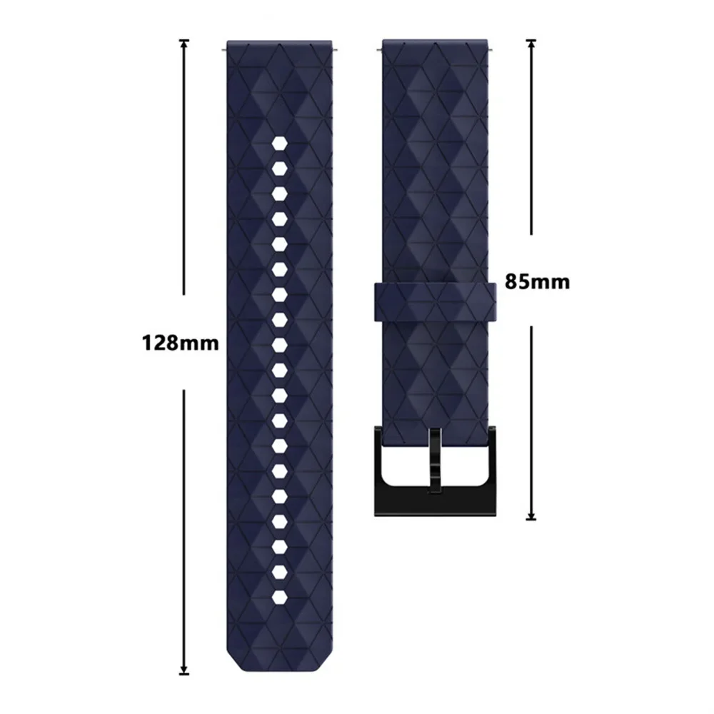 Sport Silicone Strap, 22mm - Versatile Watchband Accessory