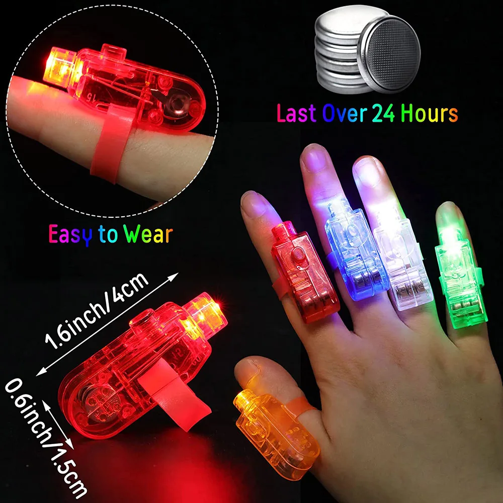 Generic 6pcs/lot LED Light Strawberry Flashing Finger Ring Elastic | Jumia  Nigeria