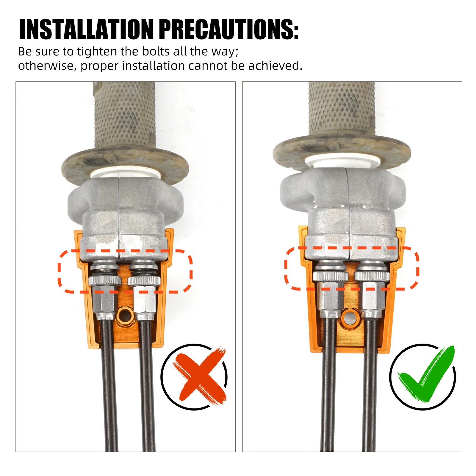 Cavo Acceleratore Push & Pull Per Moto KTM EXC SX-F - Compatibile Con 250-530 Modelli - Foto 6