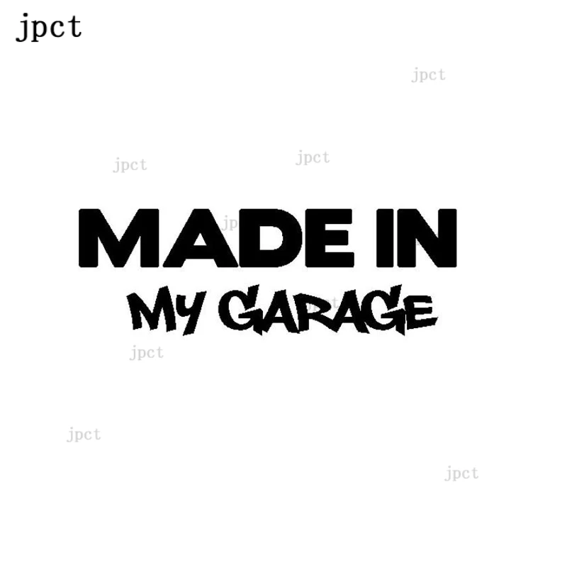 

JP funny makes plastic car stickers, car and motorcycle body cover external accessories Vinyl Decals in my garage17cm-5.6cm