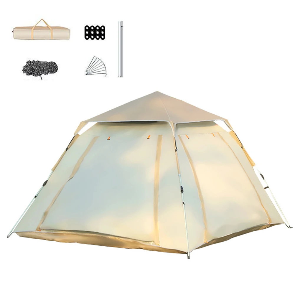 Two Doors Outdoor 3-4P One-Touch Camping Tent 4