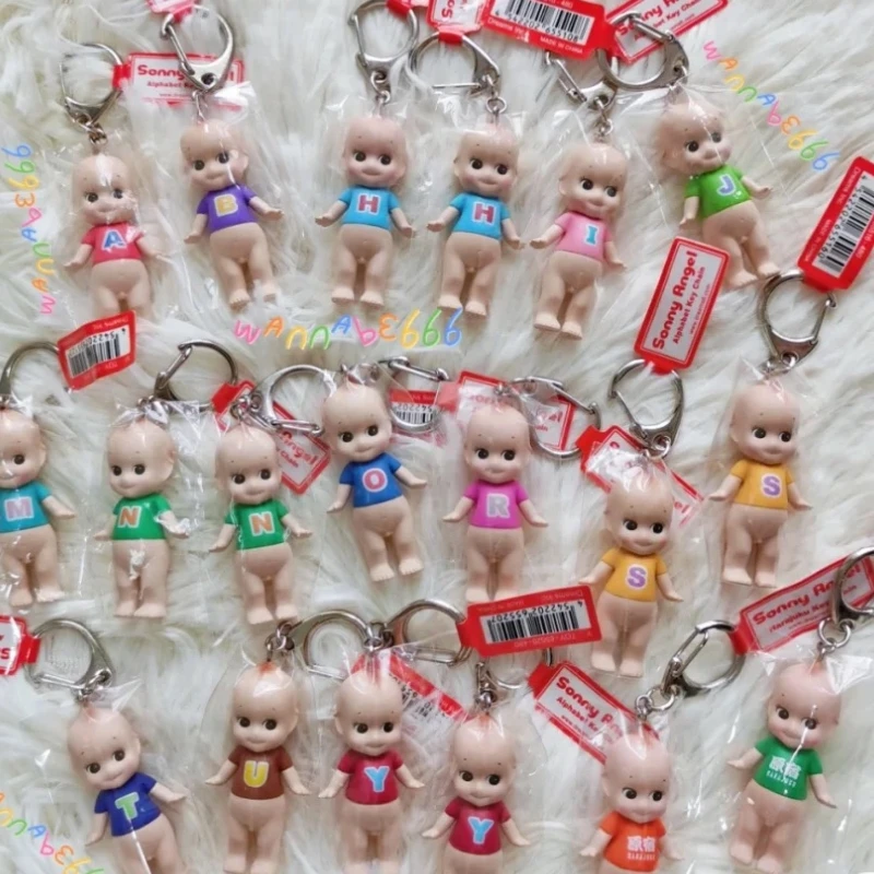Llaveros del alfabeto de tumblr Angel para niños y niñas, Mini botella,  modelo de muñeca, Correa móvil, colgante, muñecas, estatuilla linda,  juguetes coleccionables, regalo - AliExpress