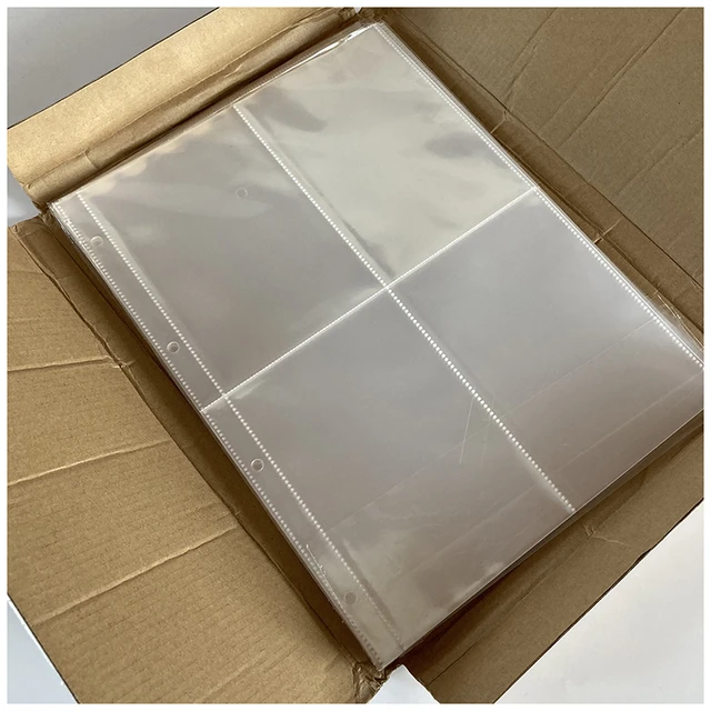 10 Pack A4 Photo Album Clear Sleeves 4 X 6 Inch Toploader Photocard  Postcard Binder Sheets Refill Pages 2 4 6 9 Pockets Pvc Free - Photo Albums  - AliExpress