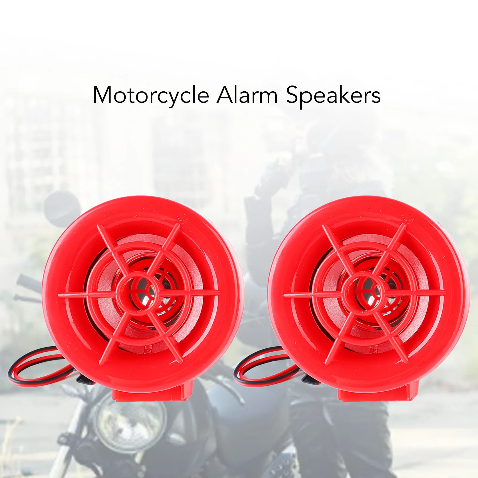 Motorcycle Speaker Alarm Sound Radio MP3 Player Anti Theft Waterproof FM Radio Usb Speaker Amplifier System