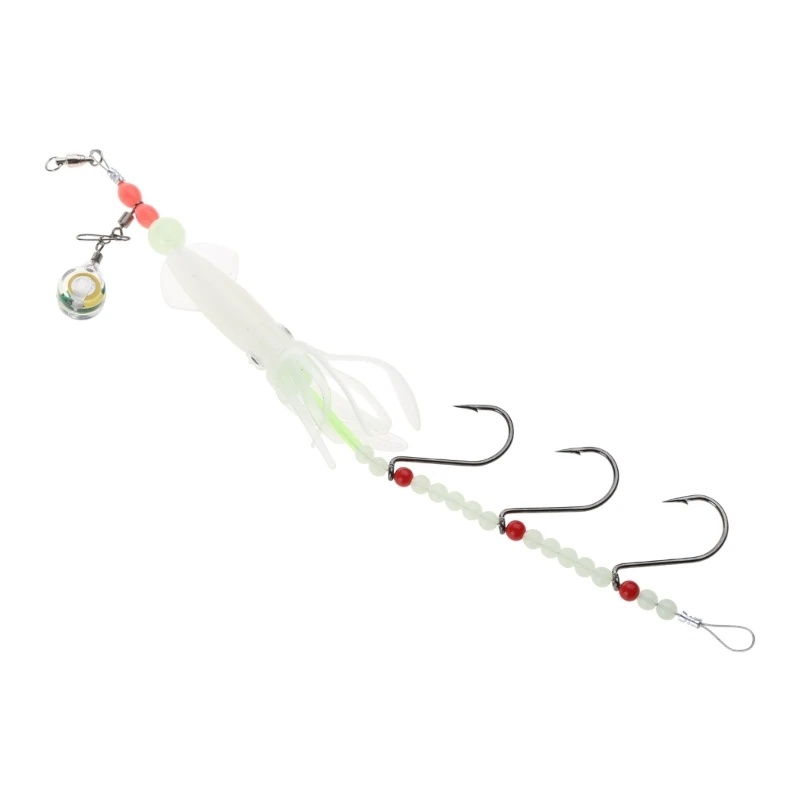 

Squid Fishing Lure 22g Hook Artificial Rubber Soft Baits Squid Jigs Sinkings