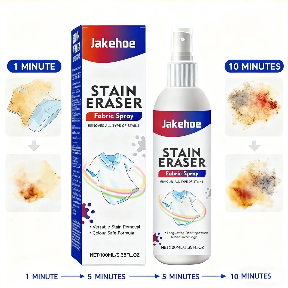 Fabric Cleaning Spray Gently Cleans Powerful Stain Removal Break Down Grease to Make Stains Easier to Fall Off the Fibers