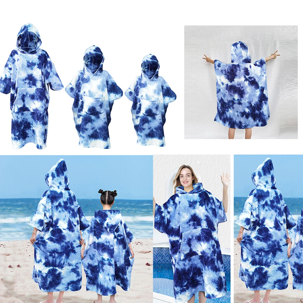 Surf Poncho Toalla Hombre Algodón, Poncho Surf Toallas de natación