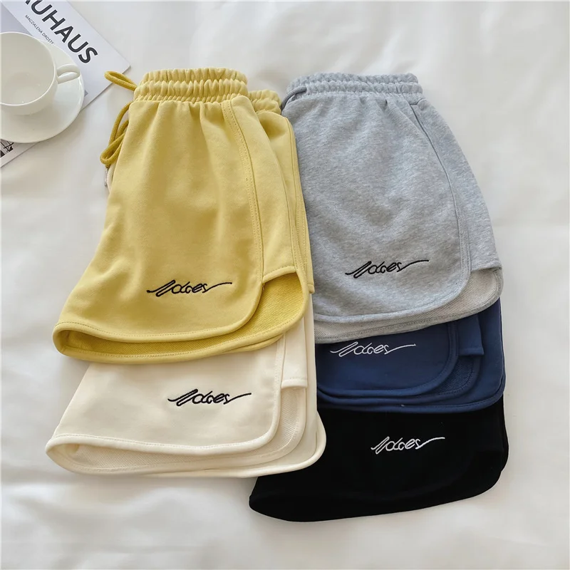 

Sports Shorts Wide Leg Yoga Hot Pants Trend Women Summer New Cotton Loose Wear Home Pajamas High Waist Casual Shorts