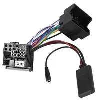 Pour Peugeot 206 207 307 301 407 pour citroën C4 C5 C6 Berlingo RD4 harnais Radio Microphone mains libres Bluetooth 5.0 adaptateur AUX 2