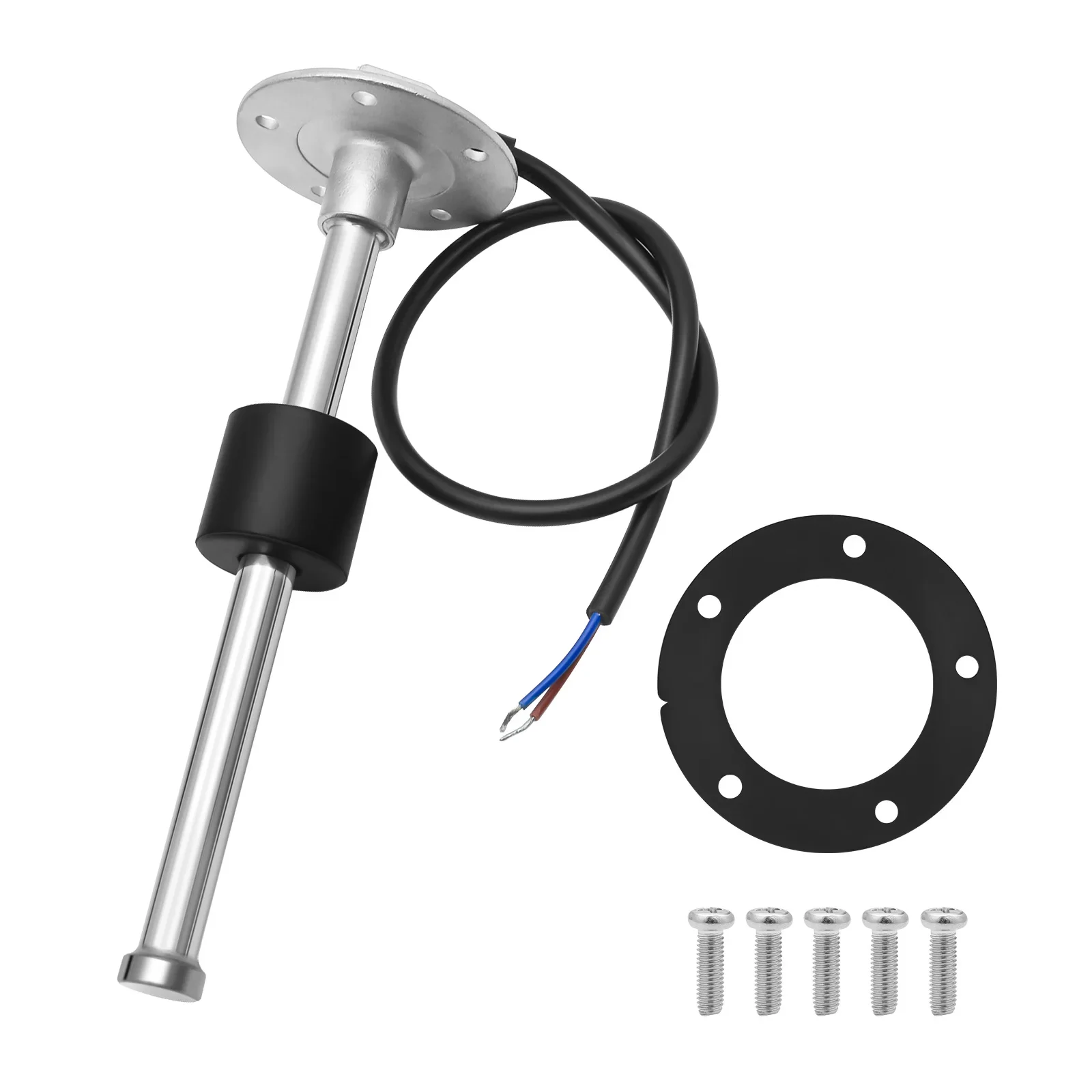 52mm Water Level Gauge+Water Level Sensor 100-500mm Water Tank Meter Indicator W