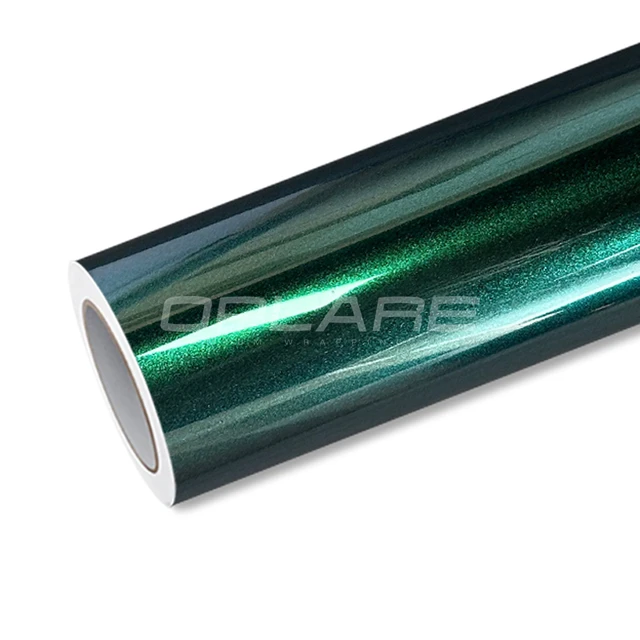 Best Gloss Royal Green Wrap  Metallic Royal Green Vinyl Wraps - ALUKOVINYL