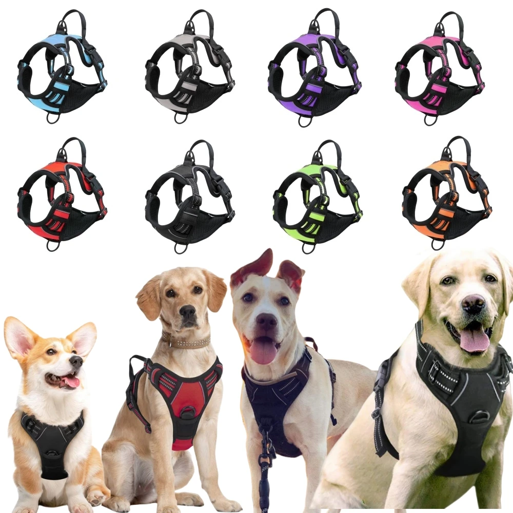 Medium Large Dog Collars Harness Big Vests Harness for Dog Pet Shop Everything for Dogs Small Dogs Harness Puppy Accessories Medium Large Dog Collars Harness Big Vests Harness for Dog Pet Shop Everything for Dogs Small Dogs Harness Puppy Accessories