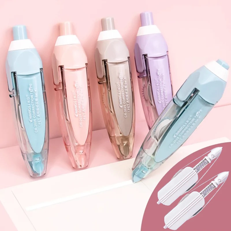 Correction Tape Press Type Kawaii Replaceable Refills White Out Corrector Band Student Japanese Stationery