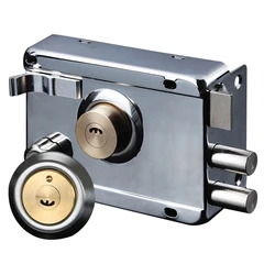 Antique Smooth Lock Heavy - Duty Universal Door Padlock with Key (Left Open)