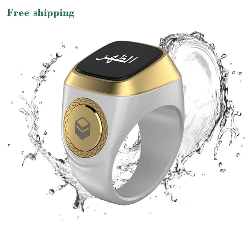 

Iqibla Smart Tasbih Dhikr Ring Moslim Islamitische Elektronische Digitale Vinger Counter Tasbeeh Smart Ring