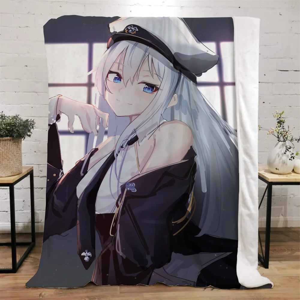 Azur Lane Soft Blanket for Sofas Bed Throw Microfiber Bedding Beach Towel Luxury Blankets King Size Knitted Plaid Home Interior 3